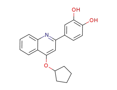 4-(4-(cyclopentyloxy)quinolin-2-yl)benzene-1,2-diol