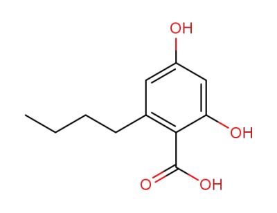 2,4-dihydroxy-6-n-butylbenzoic acid