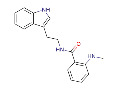 N-(2-(1H-indol-3-yl)ethyl)-2-(methylamino)benzamide